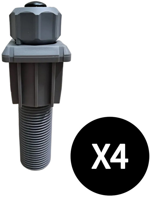 싱크대 다리 발 씽크대 회색 사각 대 조절발 높이 조절발 업소용 식당, 4개, 회색 사각 다리 발 (대)