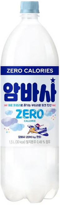 암바사 제로 by 환타, 1.5L, 12개