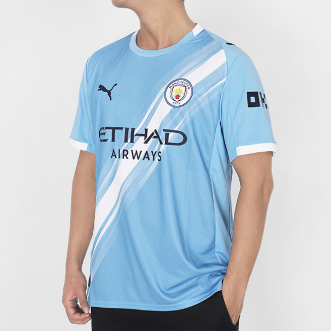 푸마 EPL 맨체스터 시티 HOME 반팔 저지 맨시티 Uniform 202526 스카이 블루, 상세설명참조, 1개