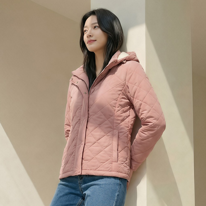 [PAT 여성]후드탈착 퀄팅 점퍼_1K21301