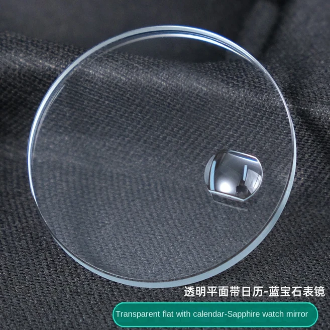 모드 MDV-106 사파이어 코팅 플랫 더블 돔 카시오 브랜드 듀로 돌핀 유리 미네랄 레드 화이트 블루 시계, 01 시리즈 7 41MM, 08 Flat calendar-S-W