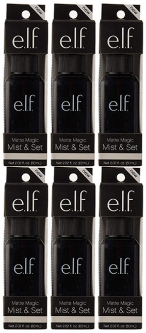 elf 미스트 앤 세트 매트 매직, 6개, 60ml