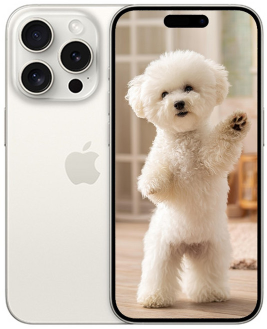 아E폰 15 프로 새상품 미개봉, 256GB, Apple 아이폰 15 Pro 화이트