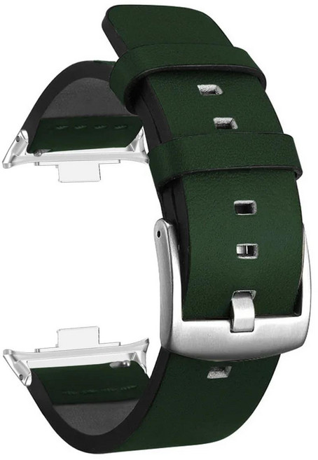 레드미 워치 용 가죽 밴드 샤오미 Mi band 9pro 팔찌 스마트 correas Strap Accessoeies 손목 스트랩 5/4, 04 Green Silver, 04 레드미 워치 4
