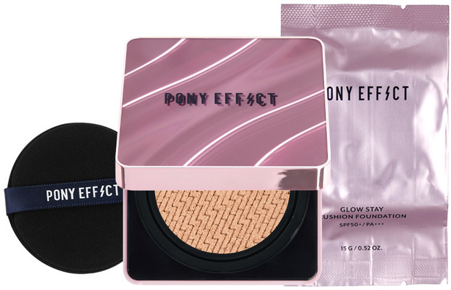 PONY Effect 升級版紫盒LUX氣墊粉餅 (正裝+補充), 003 NUDE BEIGE(正裝+補充), 1個