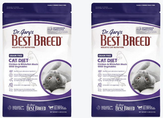 베스트브리드 고양이 그레인프리 기능성 사료, 다이어트(체중감소), 1.8kg, 2개