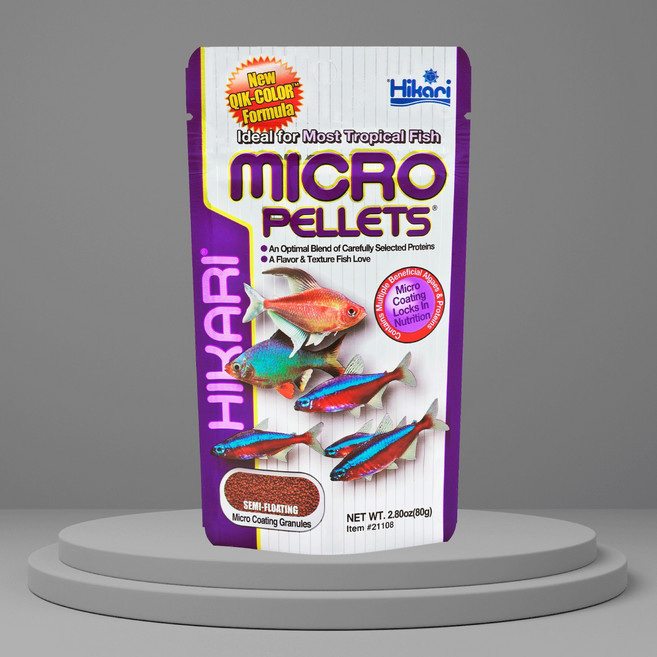 히카리 마이크로 펠렛 소형열대어 발색 강화 사료