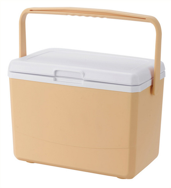 ZLYE 保溫冷藏箱 戶外露營車載保冷箱 保冰桶 便攜小冰箱, 3L奶黃, 3L