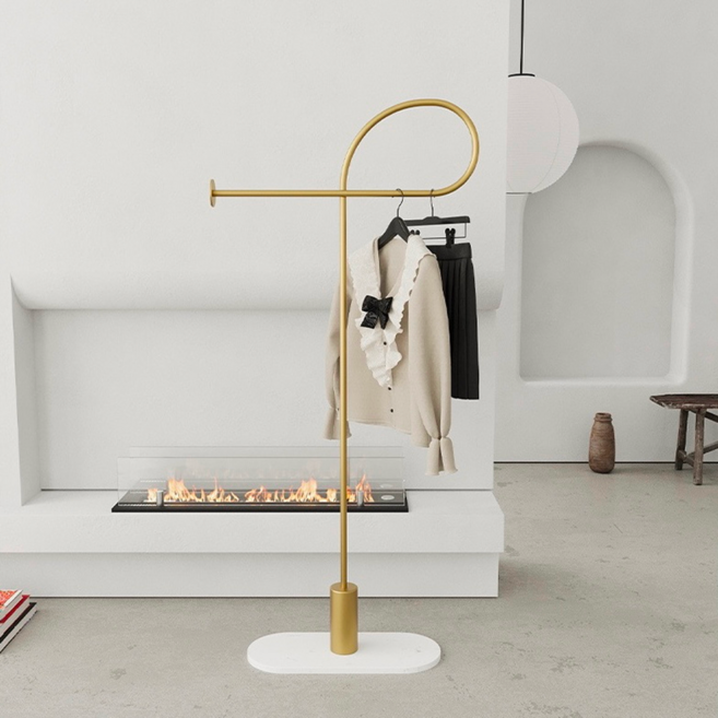 미니멀 심플 라인 스탠드행거 2color, 골드