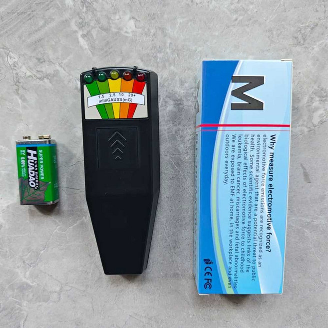 귀신탐지기 고스트박스 EMF 자기장 측정기 흉가체험, k2 블랙 (배터리 미포함)