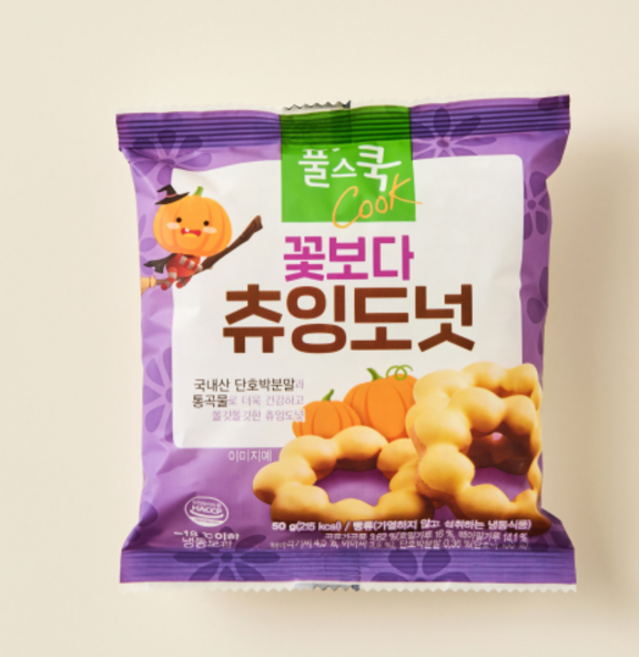 [풀무원] 꽃보다 츄잉도넛, 50g, 10개