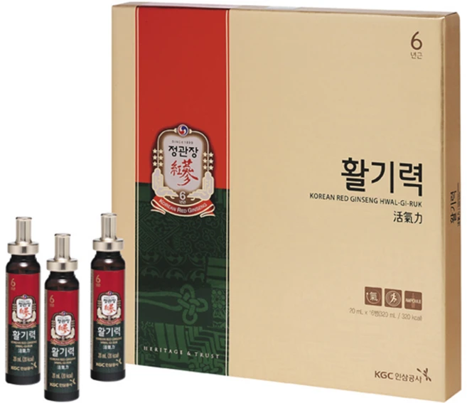 [정관장]활기력 20ml*16병+쇼핑백, 20ml, 16개 - 쿠팡