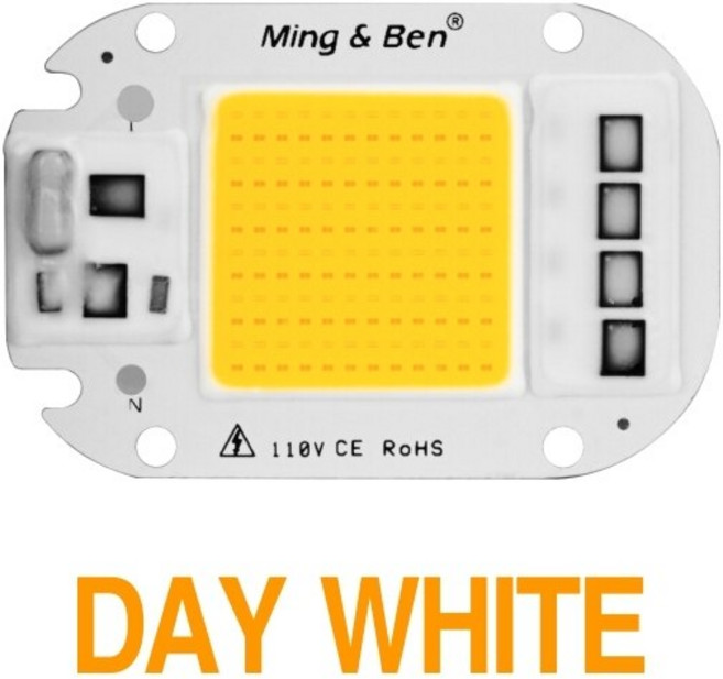 LED COB LChip 20W 30W 50W AC 110V 220V Smart IC Beads For DIY Grow 투광 조명 전구 데이 화이트 콜드, [07] Day White, [05] 50W 220v, 1개
