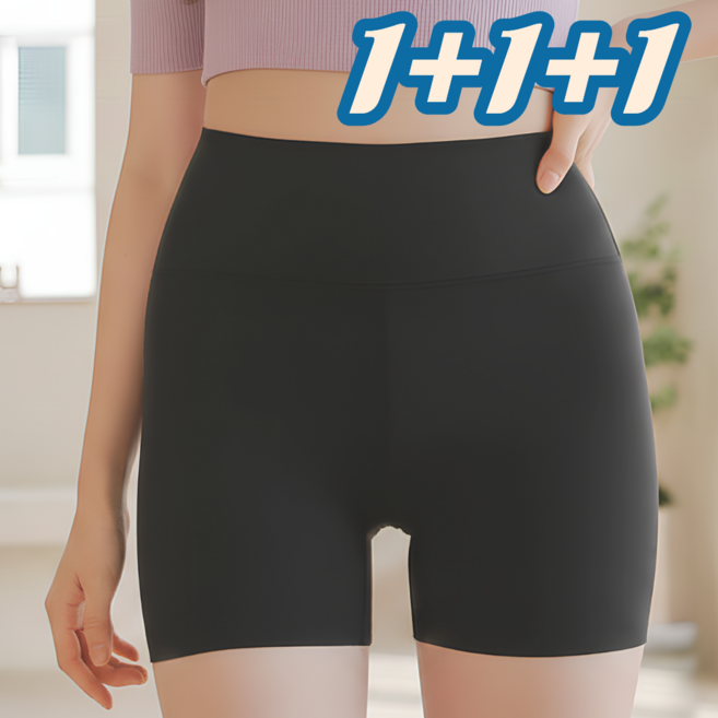 더누아베 여성 심리스 하이웨스트 3부 보정 속바지