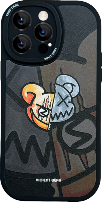 탑우 데블베어 아이폰14 프로 실리콘 휴대폰 케이스