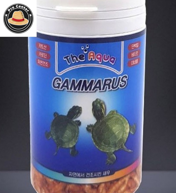 나프로센터 감마루스 거북이사료 25g 건조새우 거북이간식 먹이 거북이먹이, 1