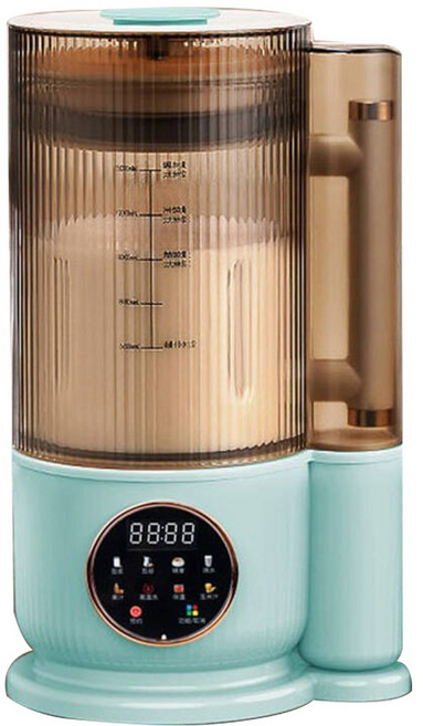 菲仕德 破壁機 1500ml 20000轉/分鐘 加熱500W/攪拌180W, 110v, （圓熒幕）, 綠松石色