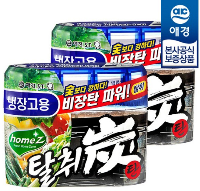 [애경]에어후레쉬 탈취탄 냉장고용 140g x2개