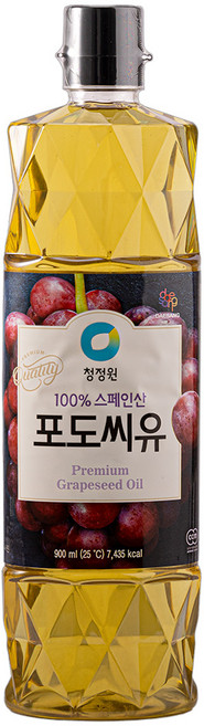 청정원 포도씨유, 900ml, 24개