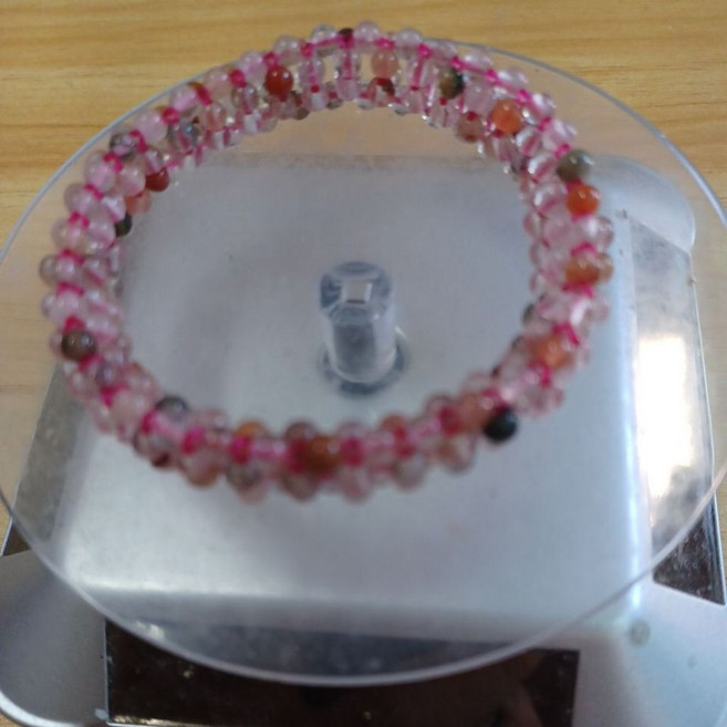 超七雙層疊加手鍊 能量水晶手環 時尚個性飾品