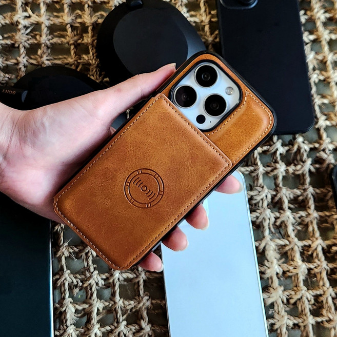 아이폰13 미니 카드 케이스 지갑 가죽 수납 2장 3장 4장 맥스