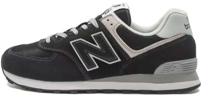 뉴발란스 574 운동화 그레이 남여공용 스니커즈(증정품 수납백), 255, ML574EVB(증정품 수납백) - 쿠팡