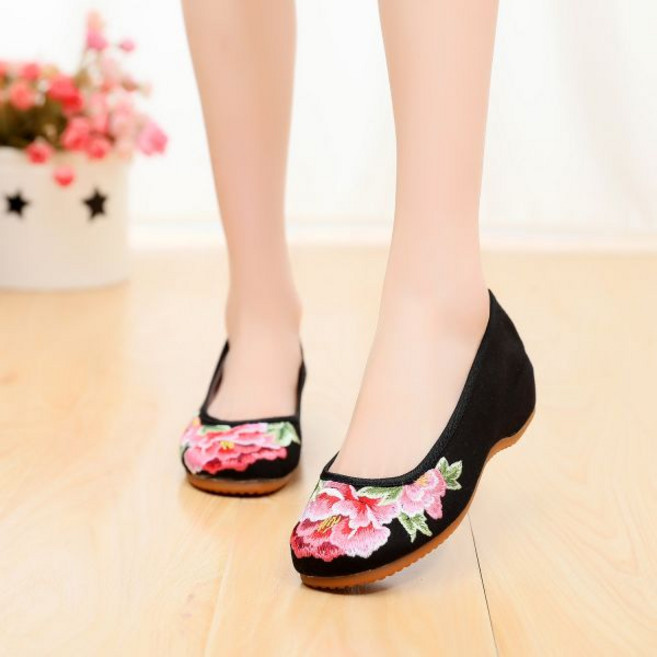 할머니 선물 전통 꽃신 여성 한복 꽃 신발 혼례 폐백 어머니 60대 엄마 생신 구두 플랫 양반