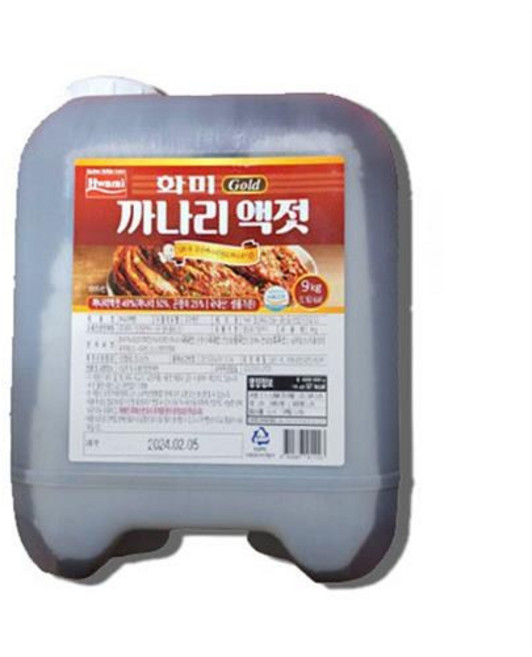 화미 까나리액젓, 9kg, 1개