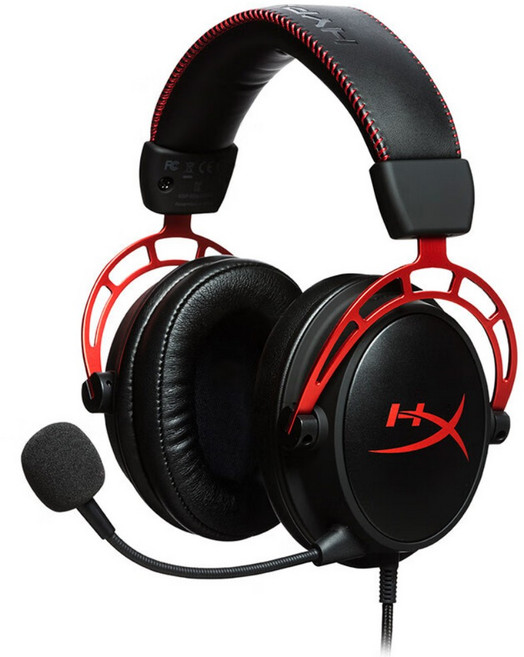 HYPERX Cloud Alpha 有線電競耳機, 單一商品, 黑色
