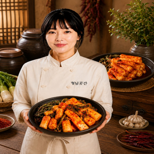 [국내산100%] 형님곳간 전라도 여수 알타리 총각김치, 2kg, 1개
