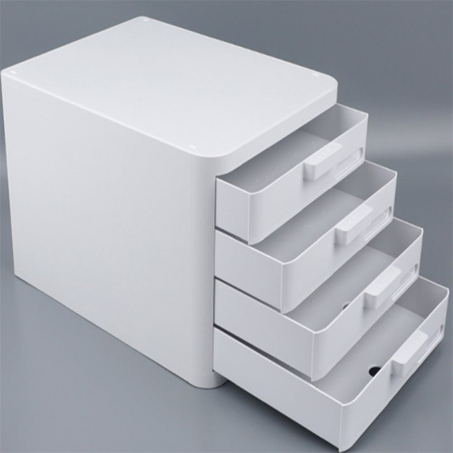 예스몰 미니서류함 양말수납함, 6단 - 화이트