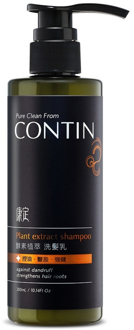 康定 CONTIN 酵素植萃洗髮精｜深層清潔、控油蓬鬆、植物精華滋養, 300g, 1件