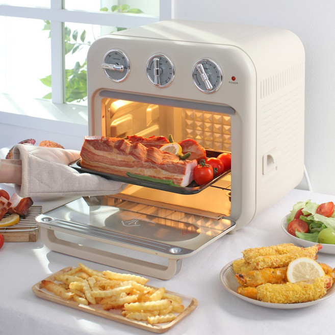 마이크로스팀 18L 스테인레스 스팀 오븐 에어프라이어, 오트밀, ATS-1000