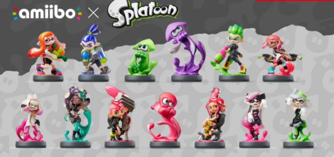 [닌텐도 국내정품] 16종 선택 닌텐도 스플래툰 아미보 시리즈, 1개, 꼬마연어, 1