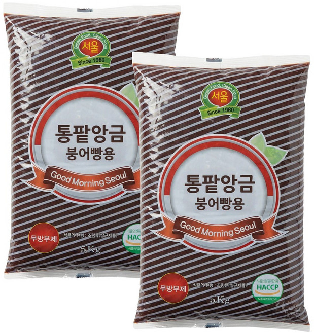 프리미엄 붕어빵 황금 잉어빵 통 팥앙금 앙버터, 2개, 5kg