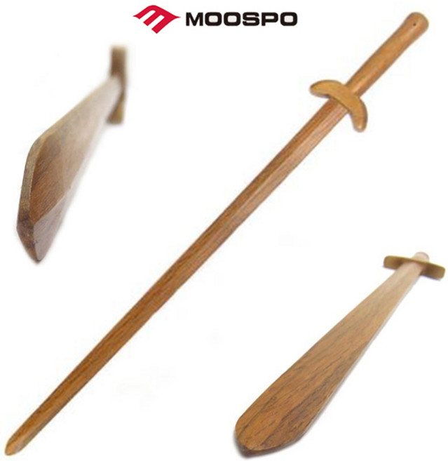 SG 무스포 태극권 대련용 쿵후용목검 타이치목검 중국무술, 나무갈색, 1개