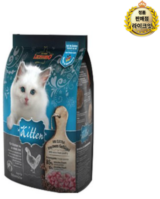 레오나르도 고양이 사료 키튼, 2kg, 4개