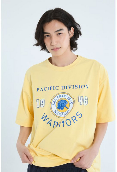 NBA GSW 하드우드 반팔 티셔츠 N242TS022P