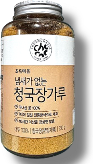 냄새 없는 국산 청국장가루 초록마을, 230g, 1개