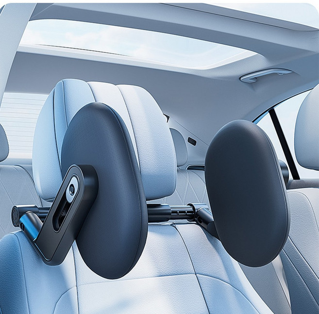 서준 차량용 헤드레스트 자동차 목베개 목쿠션 목받침, 차량용 헤드레스트 블랙, 1개