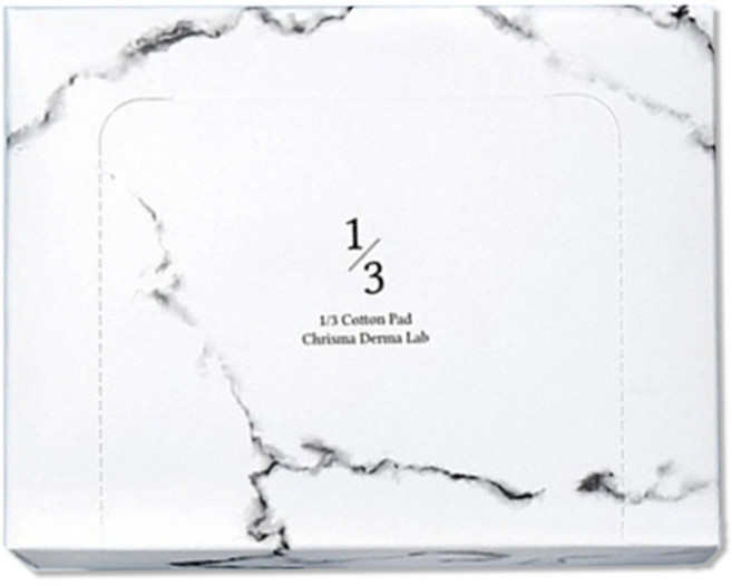 크리스마 1/3 화장솜, 1개, 160매입