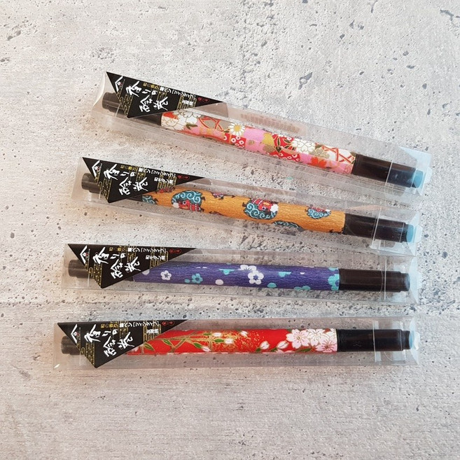 SHUNKOEN 雙頭毛筆 白檀香氣, 1個, 紫色 和風款