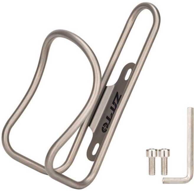 ZTTO 자전거 워터병 브래킷 티타늄 합금 케이지 자전거 주전자 랙 사이클링을 경량 라이딩 자전거, [01] L type, 1개