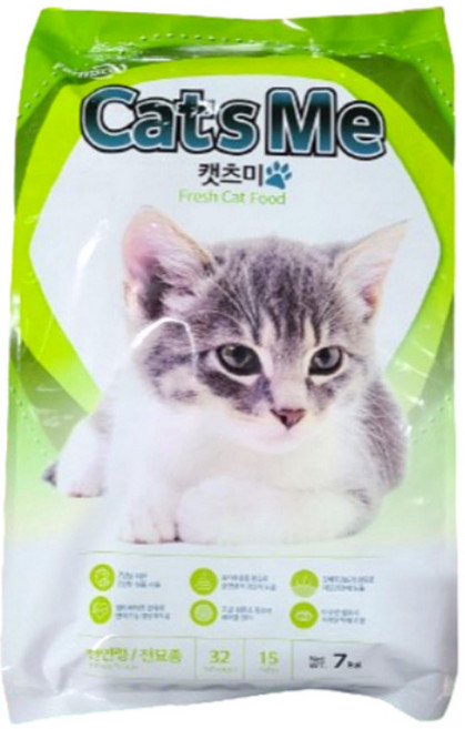 고양이 캣츠미 전묘용 5kg 1P 반려묘 영양 건식 사료 고양이영양사료 고양이건사료, 1개, 7kg, 닭
