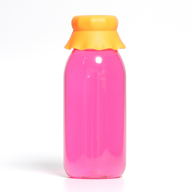 밀크 페트병 500ml 더치병 PET 커피병 콜드브루 밀크티 딸기 우유통 음료 용기, 브릿지 마개 38파이 (노랑), 프리미엄 마개 38파이 (연두), 1개