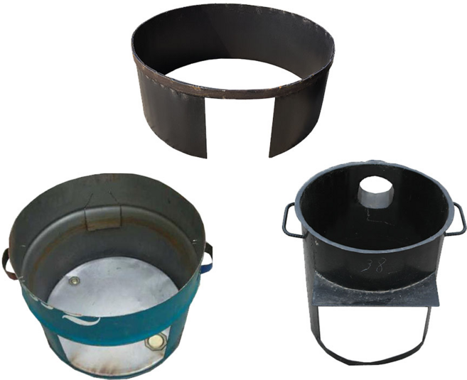 가마솥 화덕 강철판 솥걸이 드럼통 캠핑 화로, 강철판화덕(40cm)