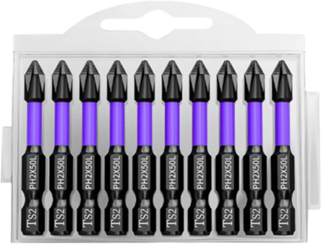 InLoop 드릴 비트 세트 자석 다용도 만능 멀티 십자 드라이버 전동 드릴 육각 비트, 50mm, 1개