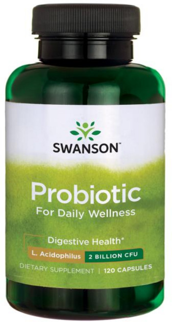 Swanson 斯旺森 Daily Wellness益生菌膠囊, 120顆, 1罐