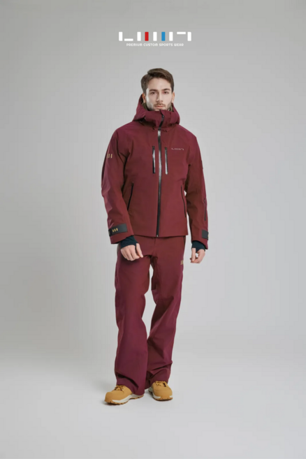 24-25 3L HARDSHELL C5 MEN'S 스키복 버건디(BURGUNDY)