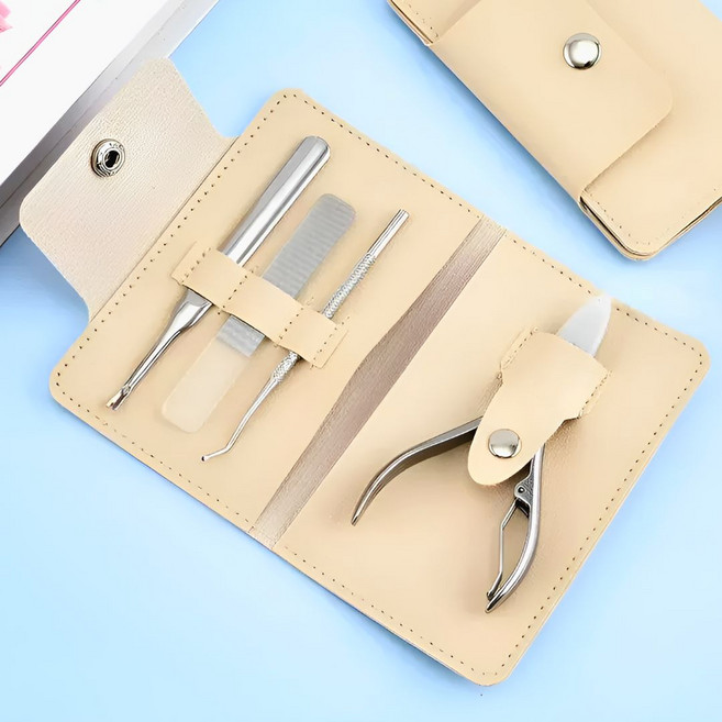 데일리앳 스테인리스 강력 네일 니퍼 4종세트 손발톱 겸용, 1세트, 혼합